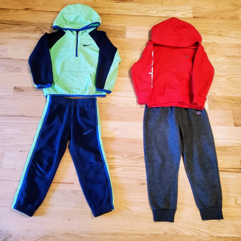Nike and Champion boys sets